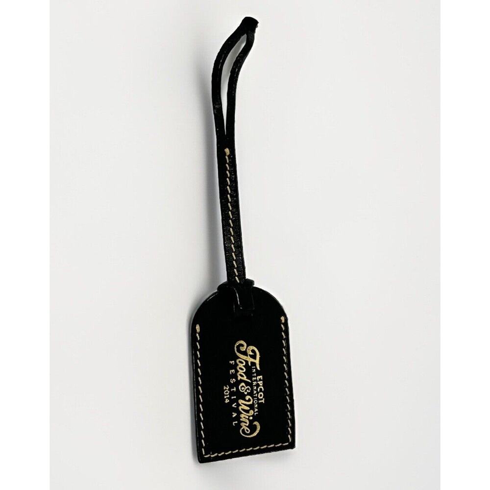 Dooney & Bourke Disney Epcot Food & Wine Festival 2014 Leather Hang Tag Charm - Picture 3 of 4